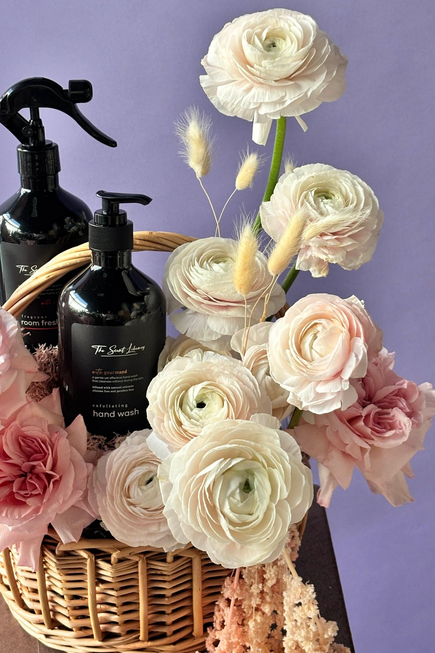 Gift Basket with Room Spray and Handwash by The Scent Library