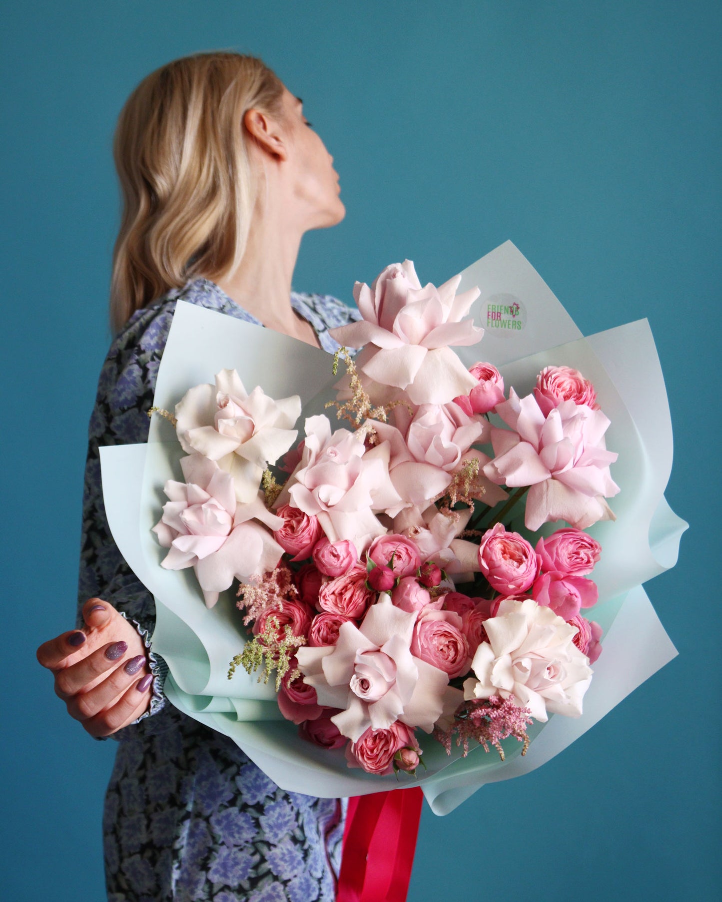 Bouquet "Blue sunset"