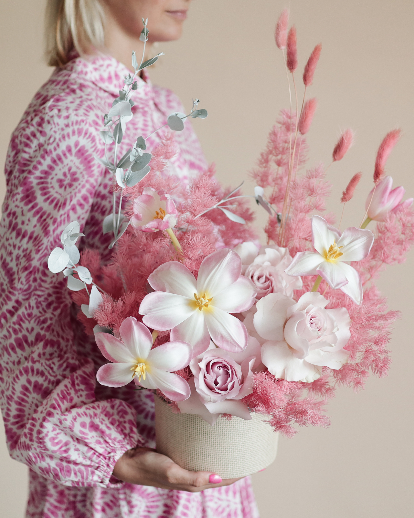 Flower box " Pink Addiction"
