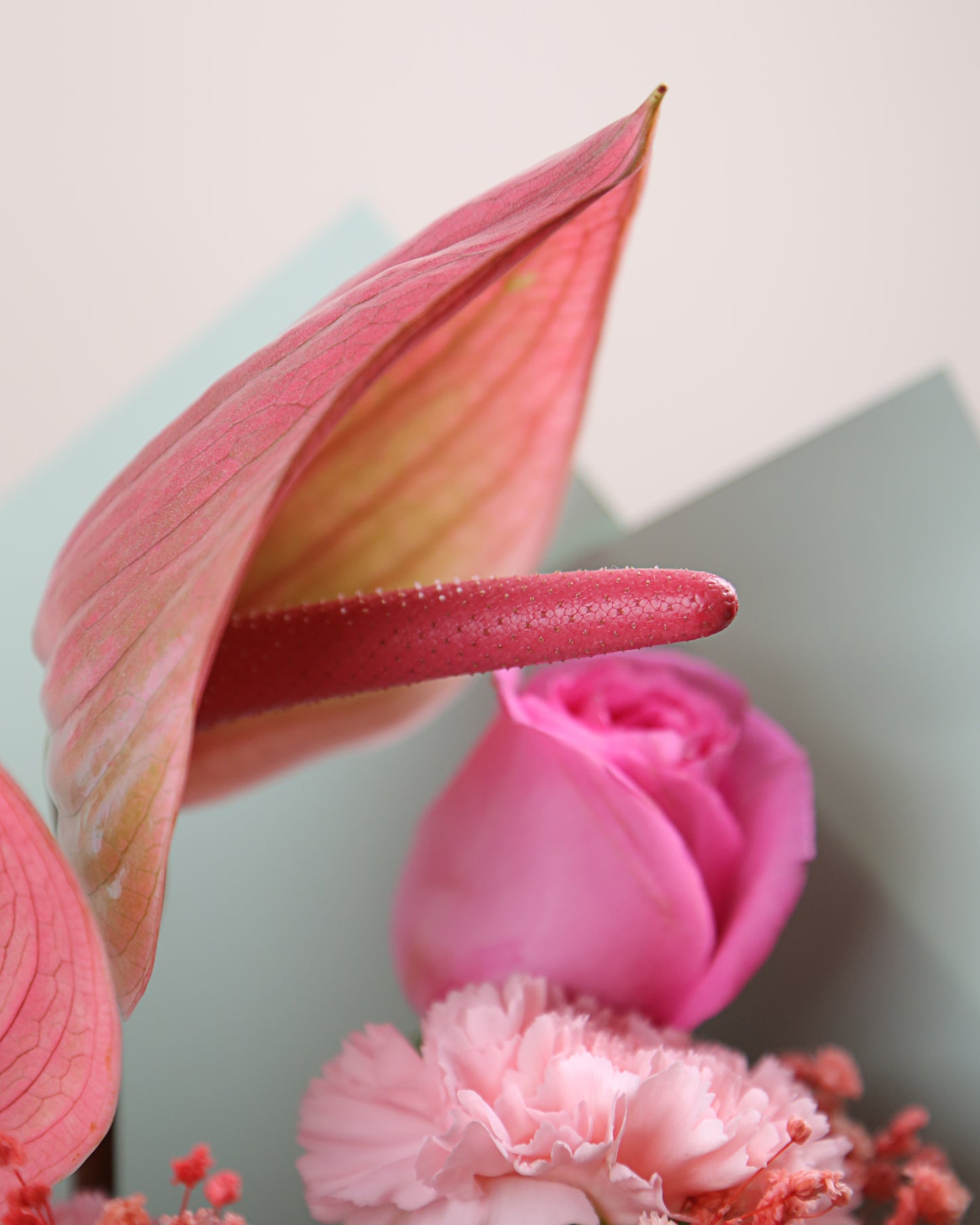 Bouquet "Mint raspberry"
