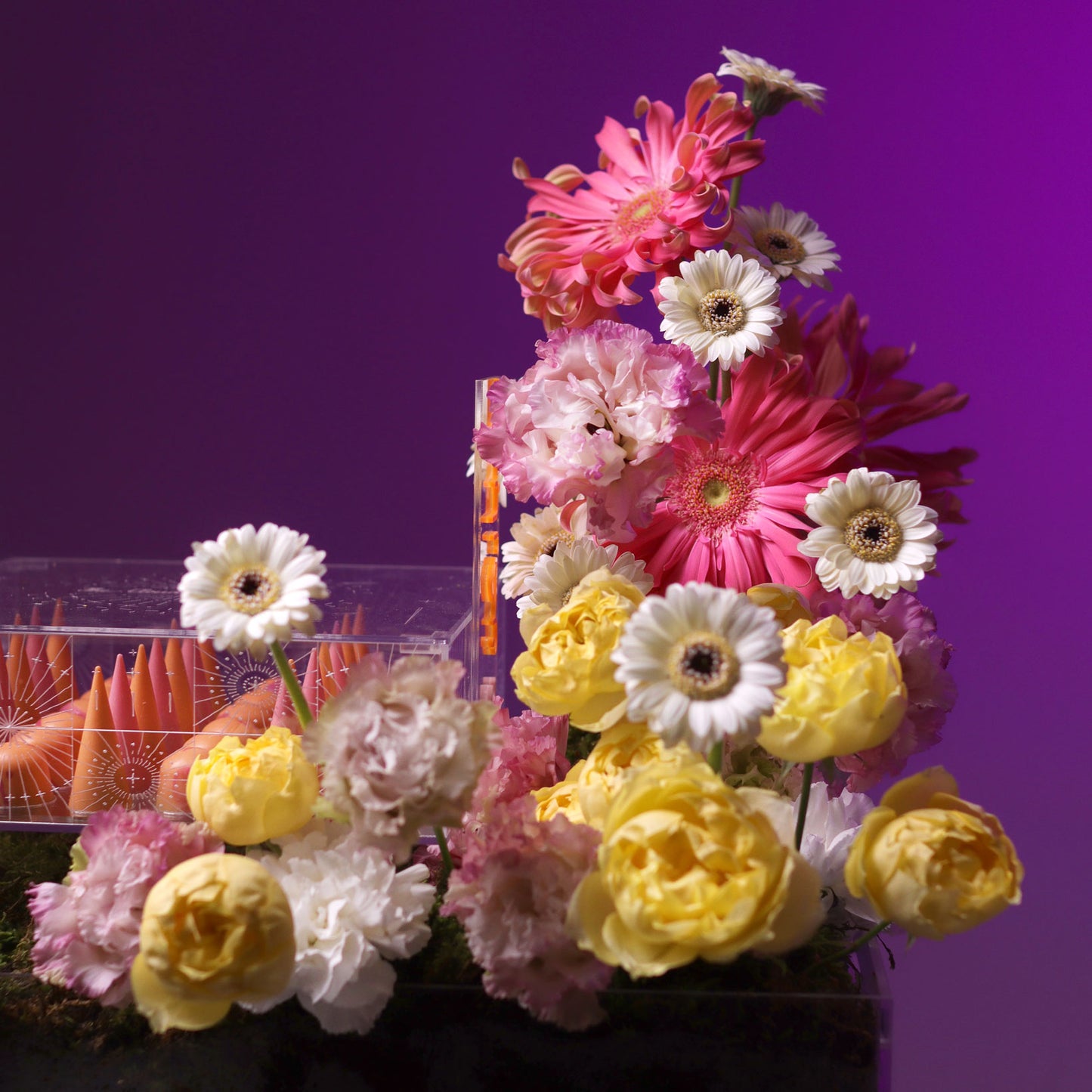 Lux tray with chocolate