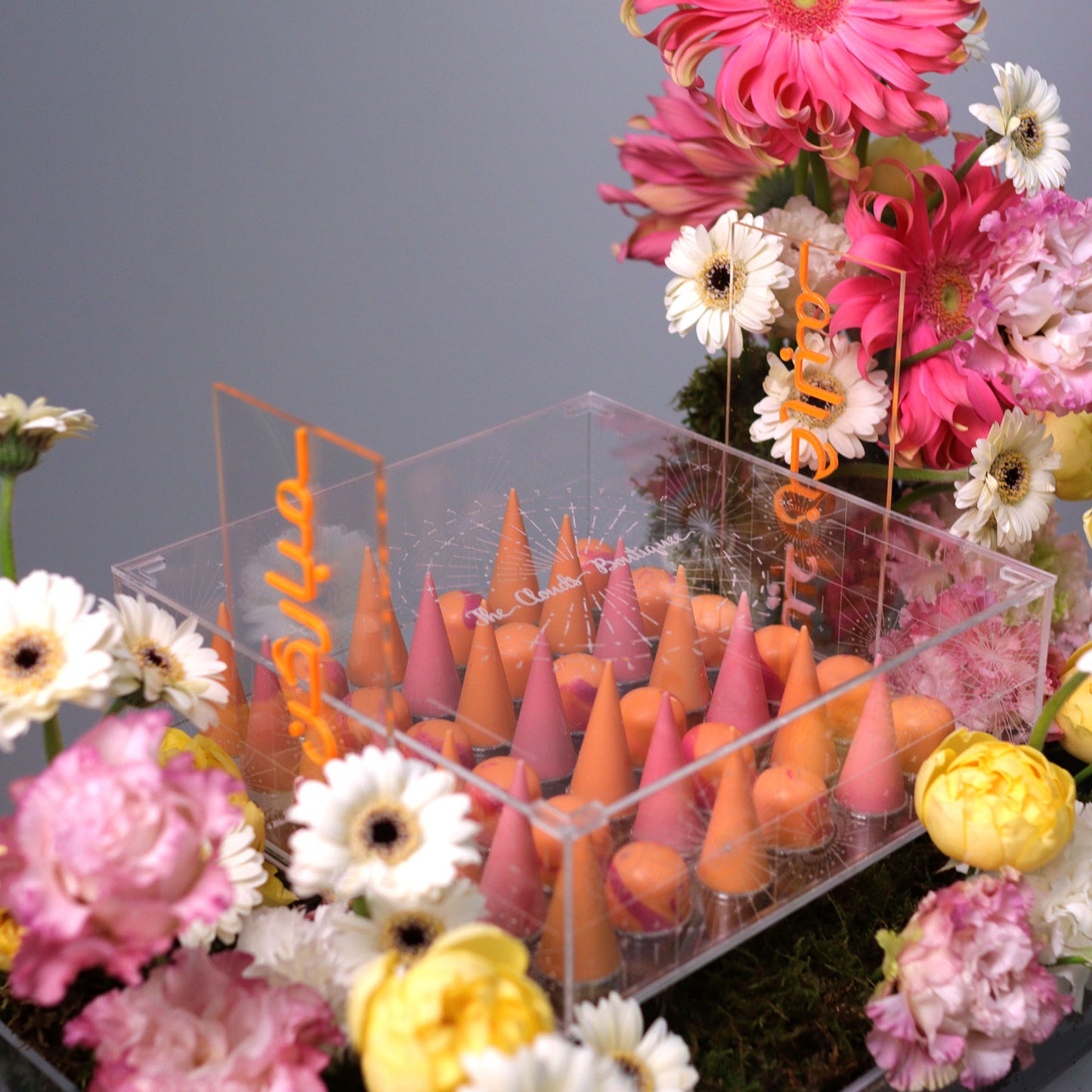 Lux tray with chocolate