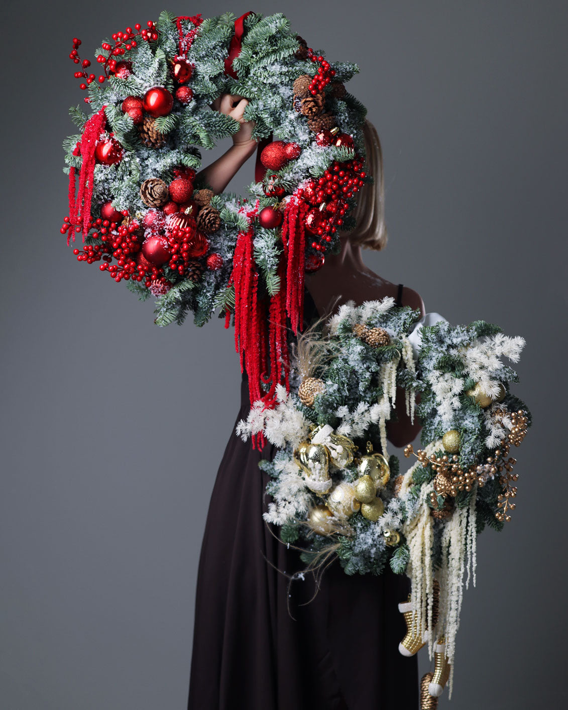 Christmas wreath "Cranberry"