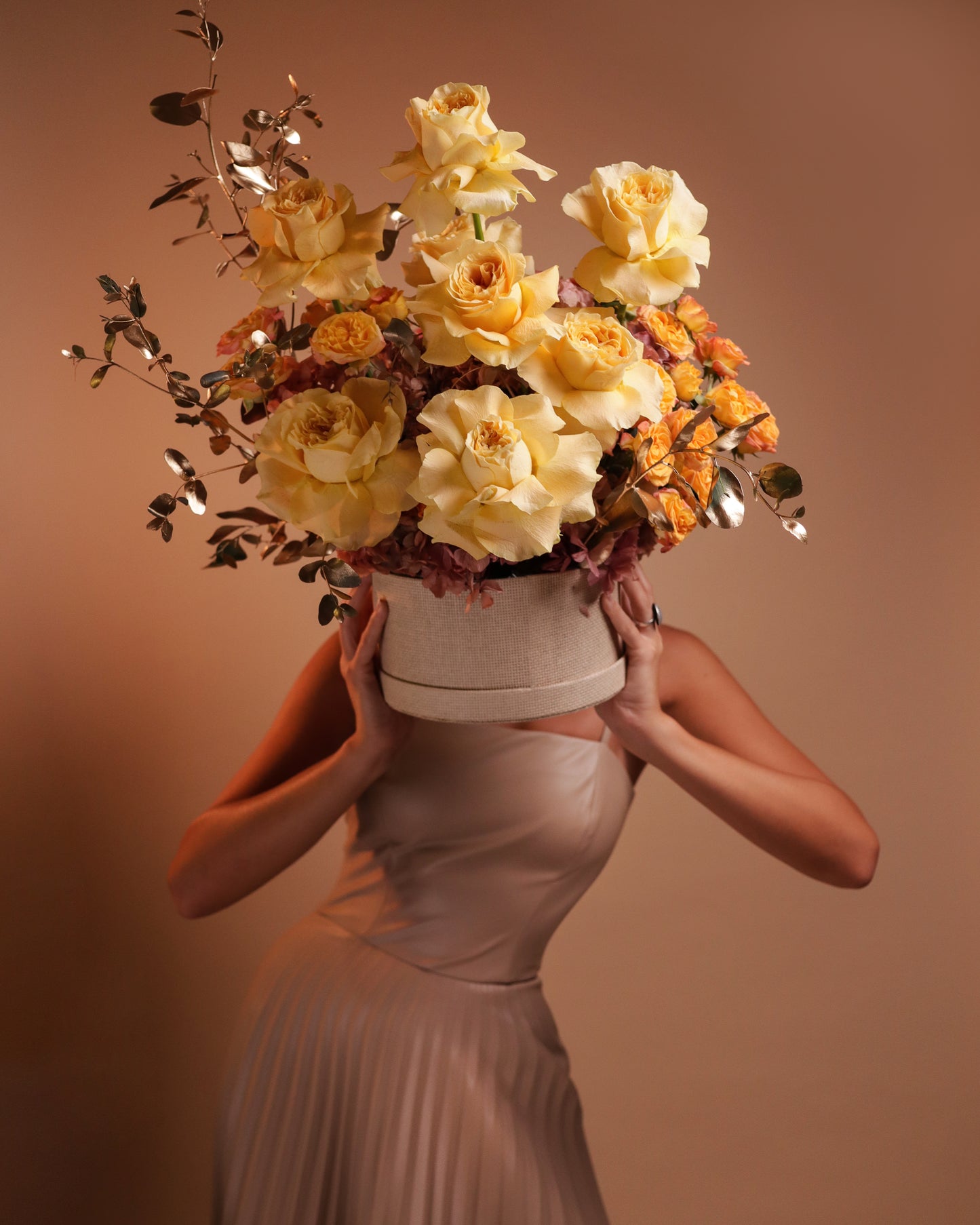 Flower Box "Golden rush"