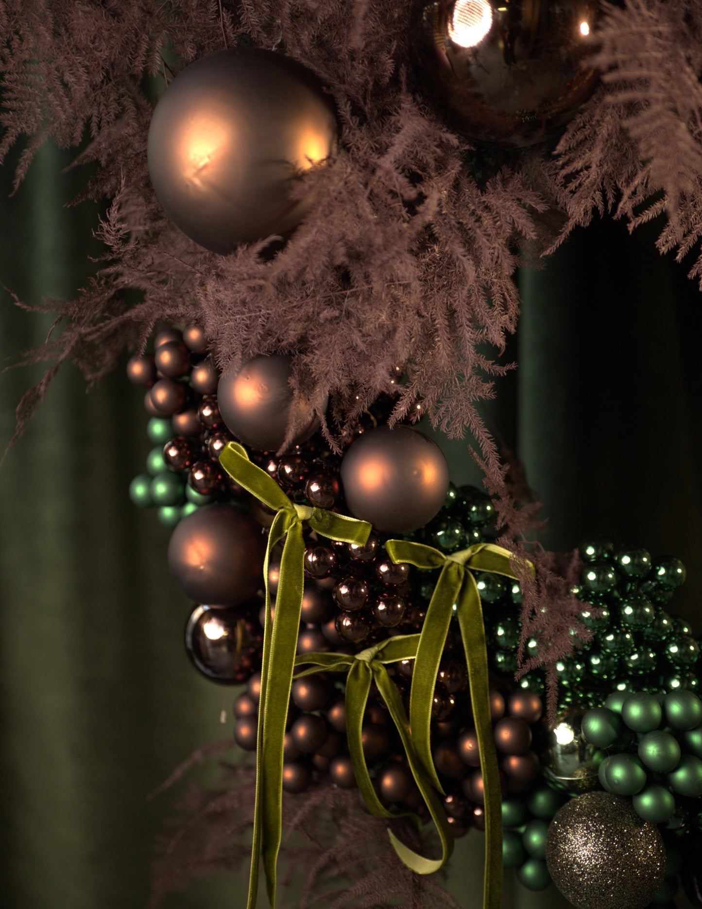 Festive wreath “Old money”