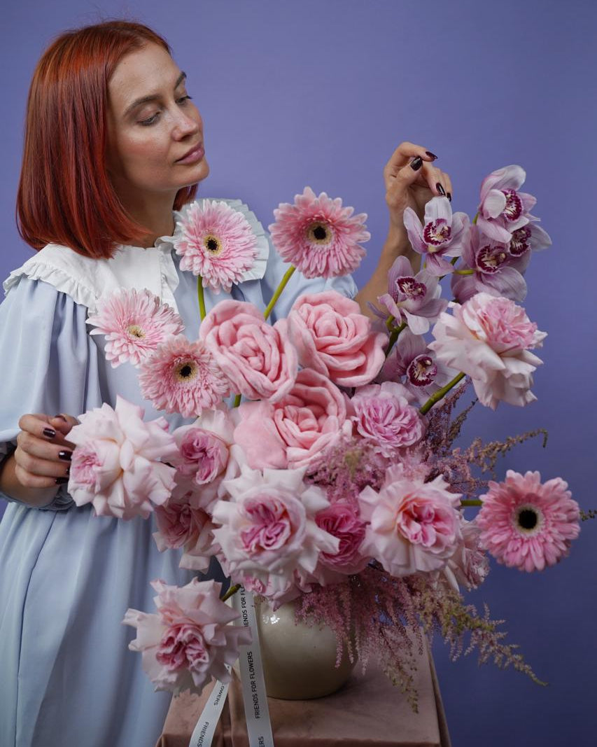 Arrangement "Pink Tenderness"