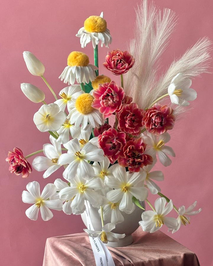 Arrangement "White Flamingo"