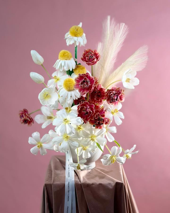 Arrangement "White Flamingo"