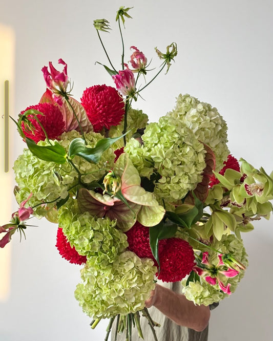 "Cherry Blush Bouquet"