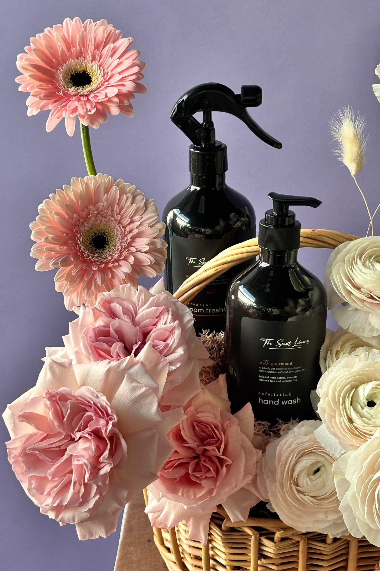 Gift Basket with Room Spray and Handwash by The Scent Library