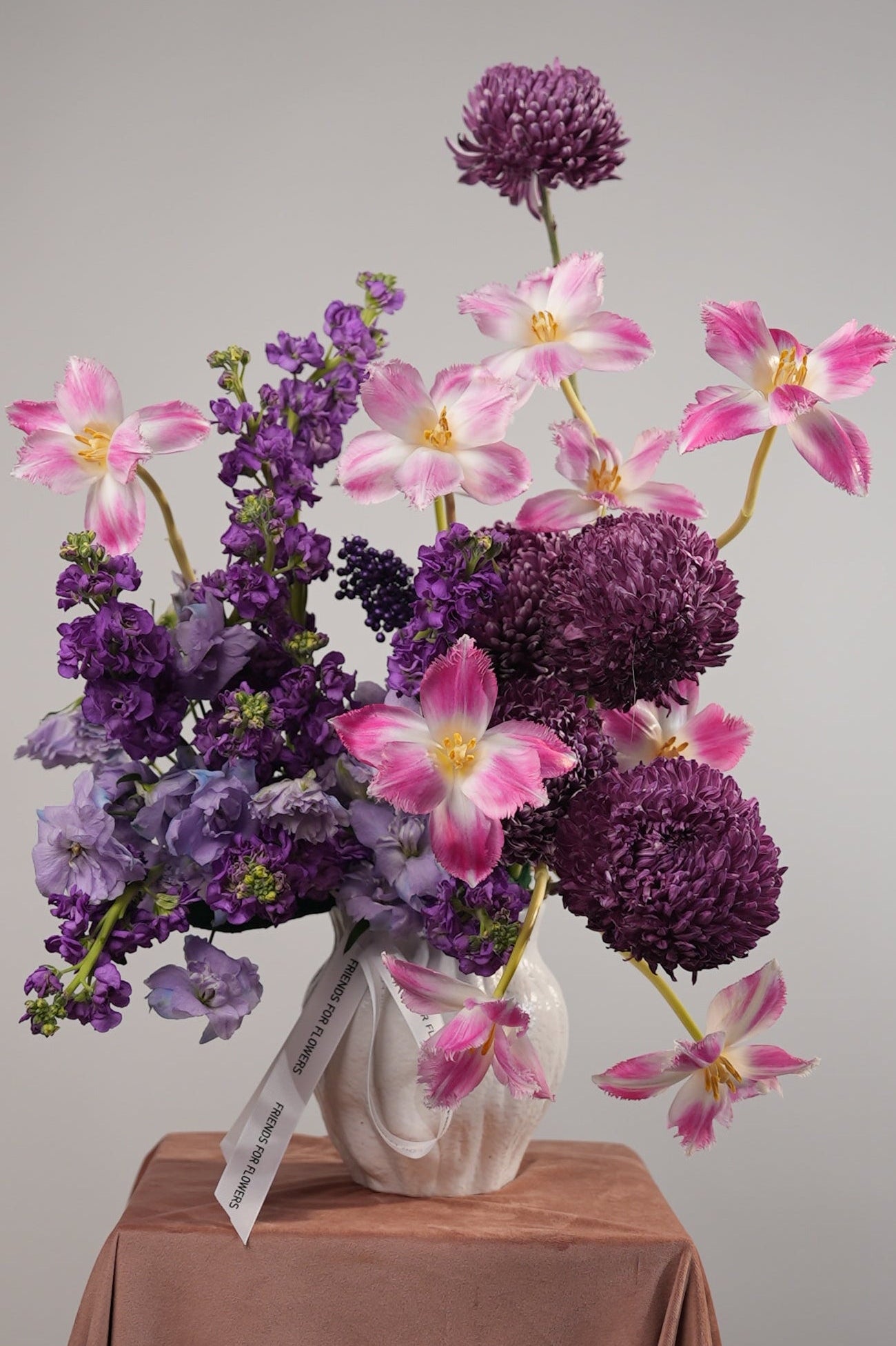 Arrangement "Purple in Pink"