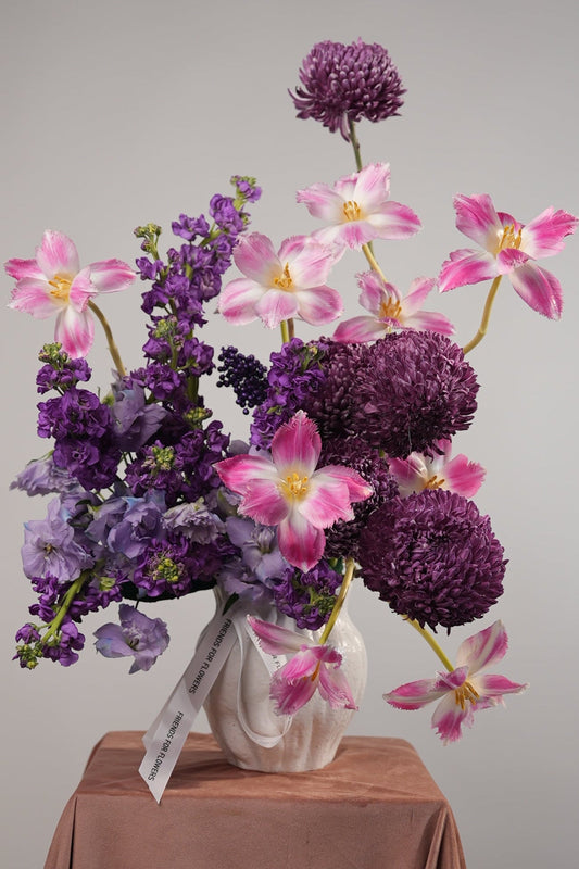 Arrangement "Purple in Pink"