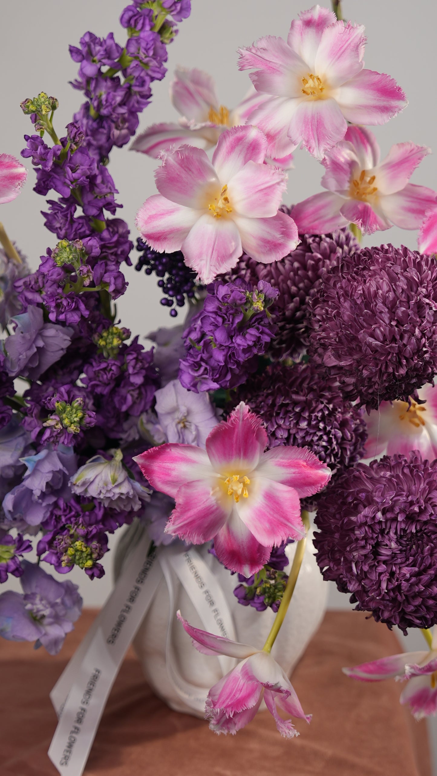 Arrangement "Purple in Pink"