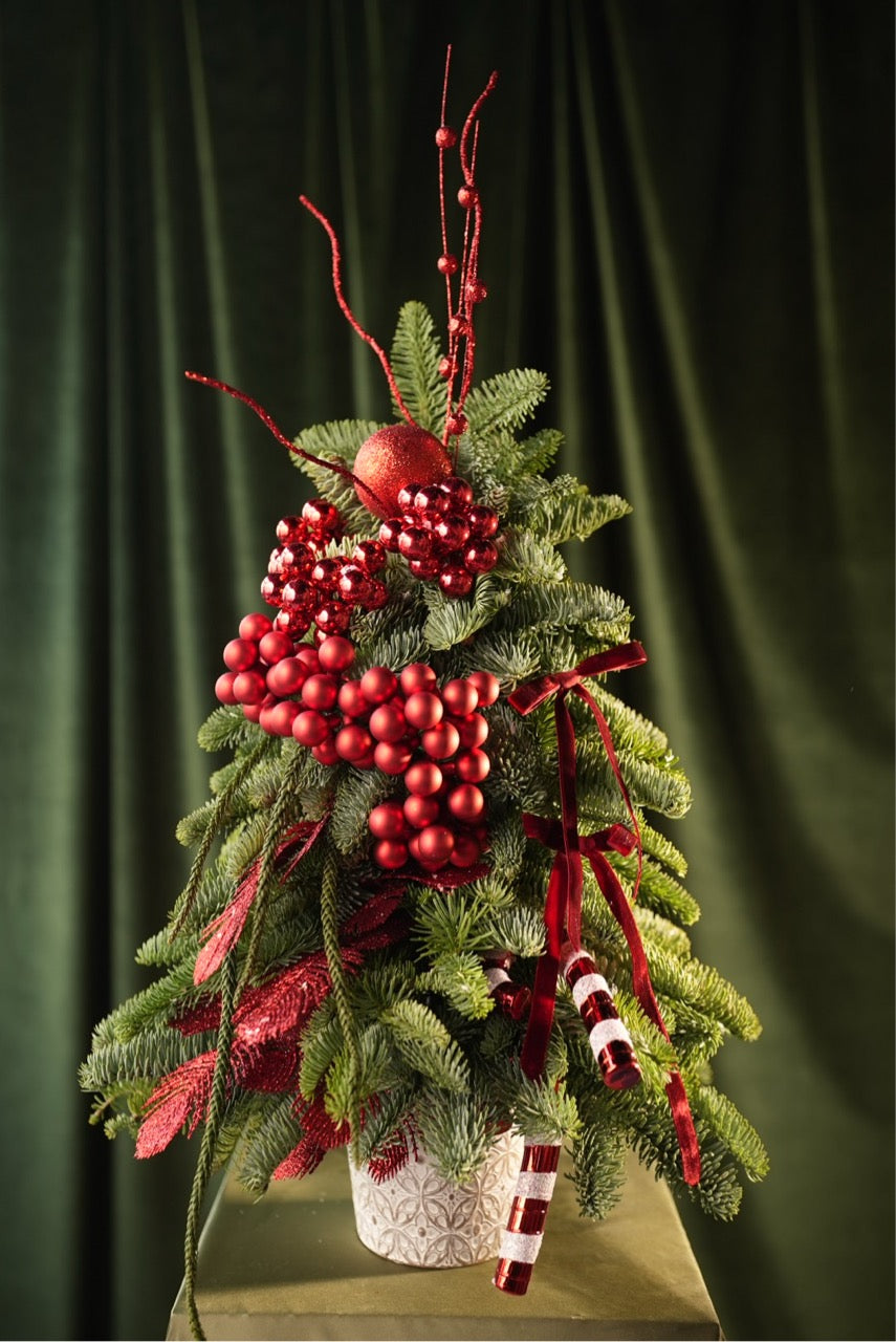 Festive tree "Ruby Red"