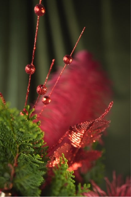 Arrangement “ Midnight magic” with candles