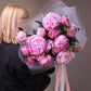 Mono bouquet of peonies