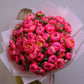 Mono bouquet of peonies