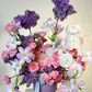 Arrangement “Butterfly effect” with candle