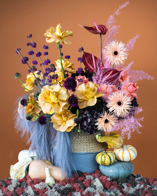 Flowers basket "Vibrant fall"