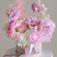 Flower box " Juicy peony"