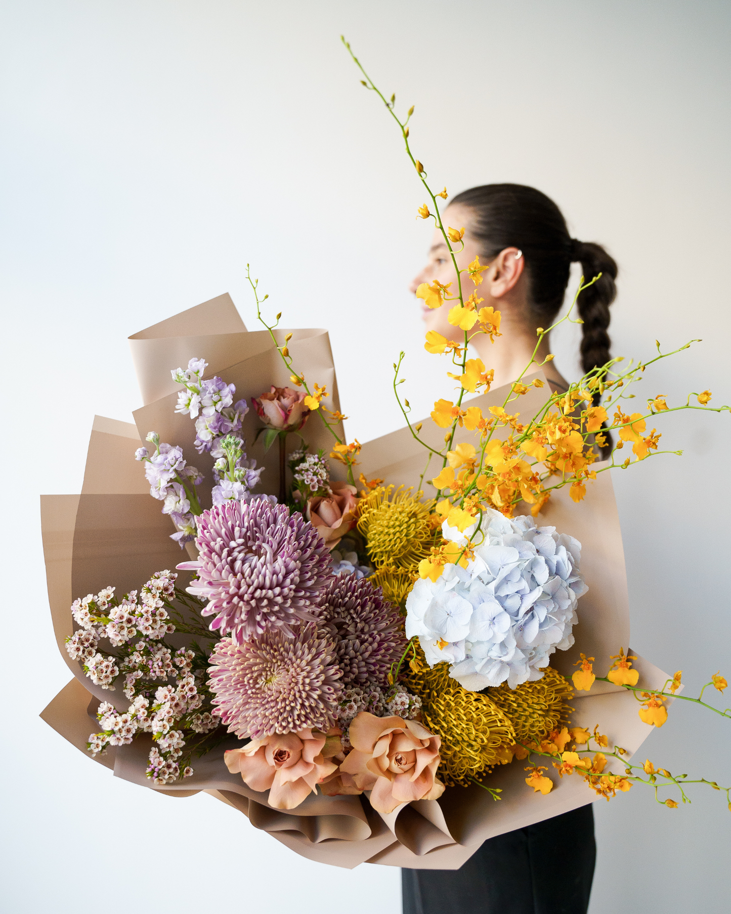 Flower bouquet "Autumn blues"
