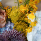 Flower bouquet "Autumn blues"