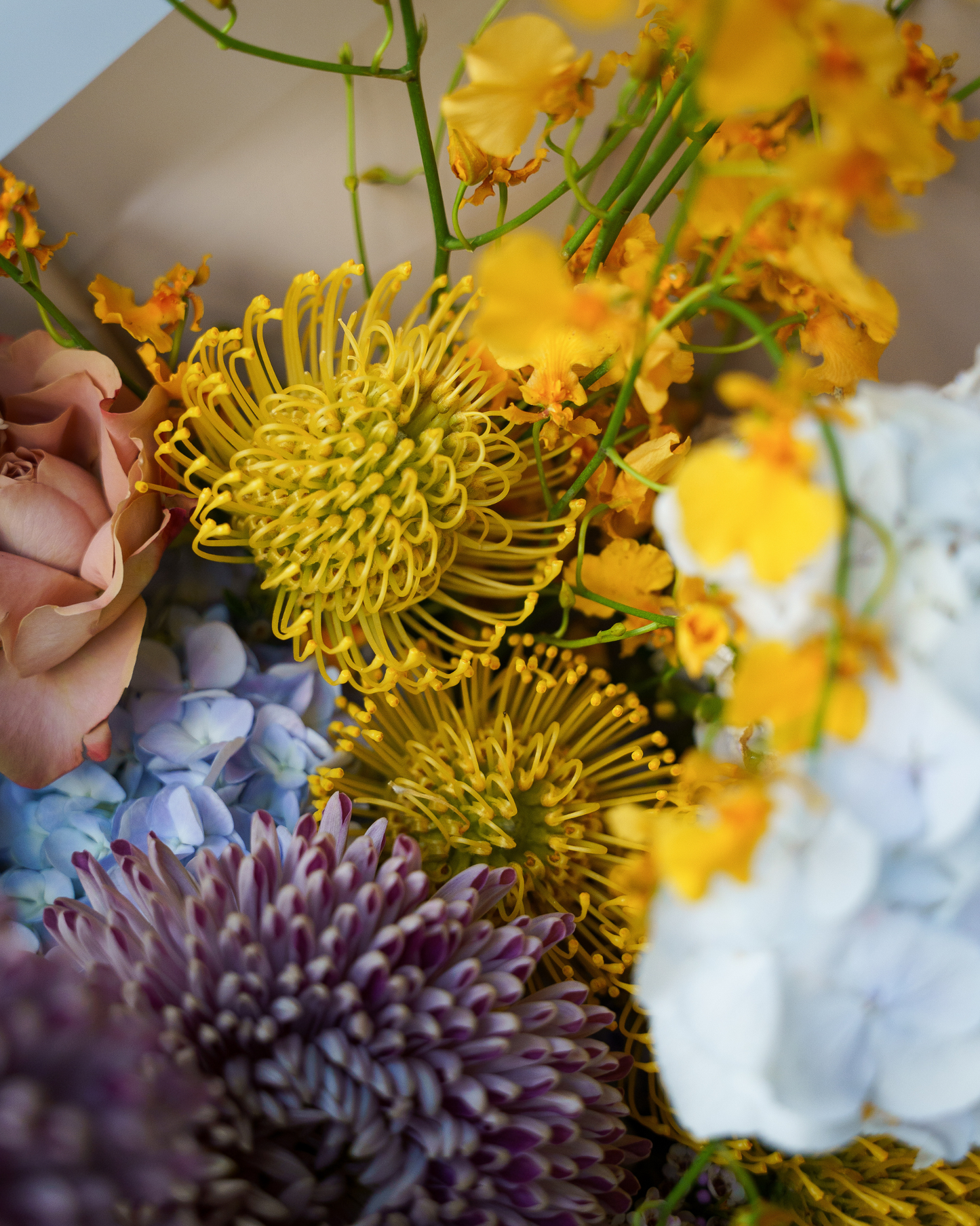 Flower bouquet "Autumn blues"