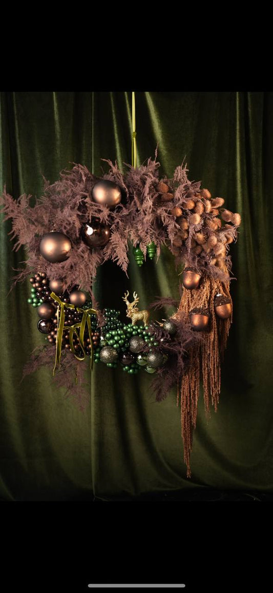 Festive wreath “Old money”