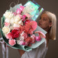 Bouquet "Mint raspberry"