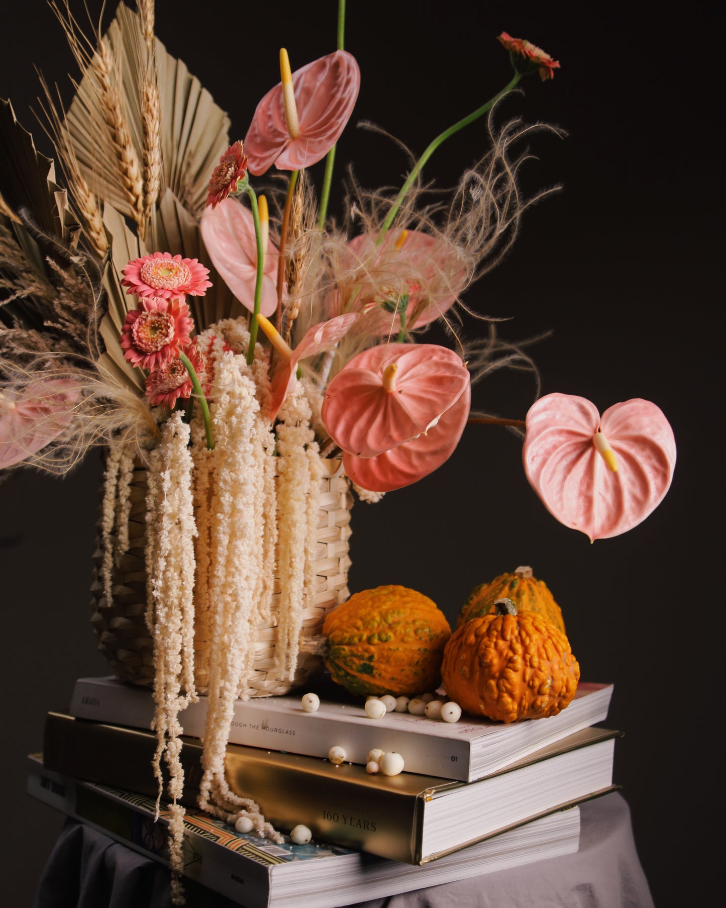 Flower Basket "Colors of Autumn"