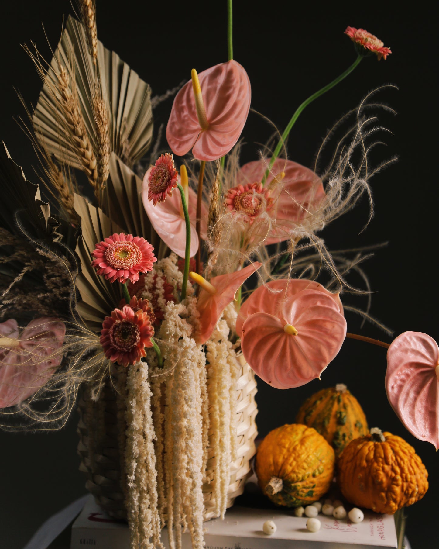Flower Basket "Colors of Autumn"