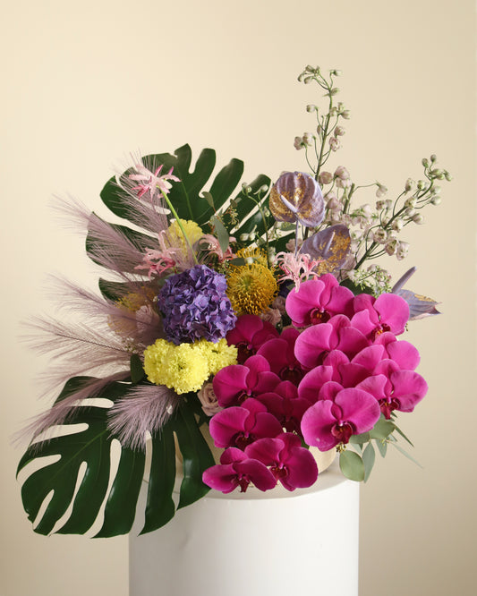 Flower box "Caribbean punch"