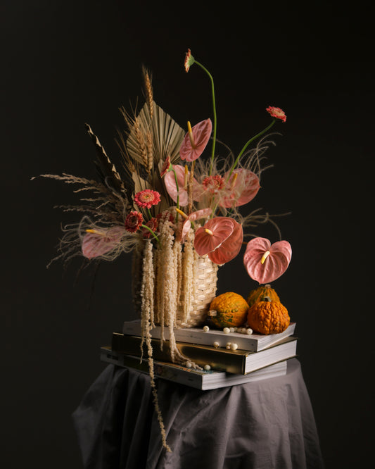 Flower Basket "Colors of Autumn"