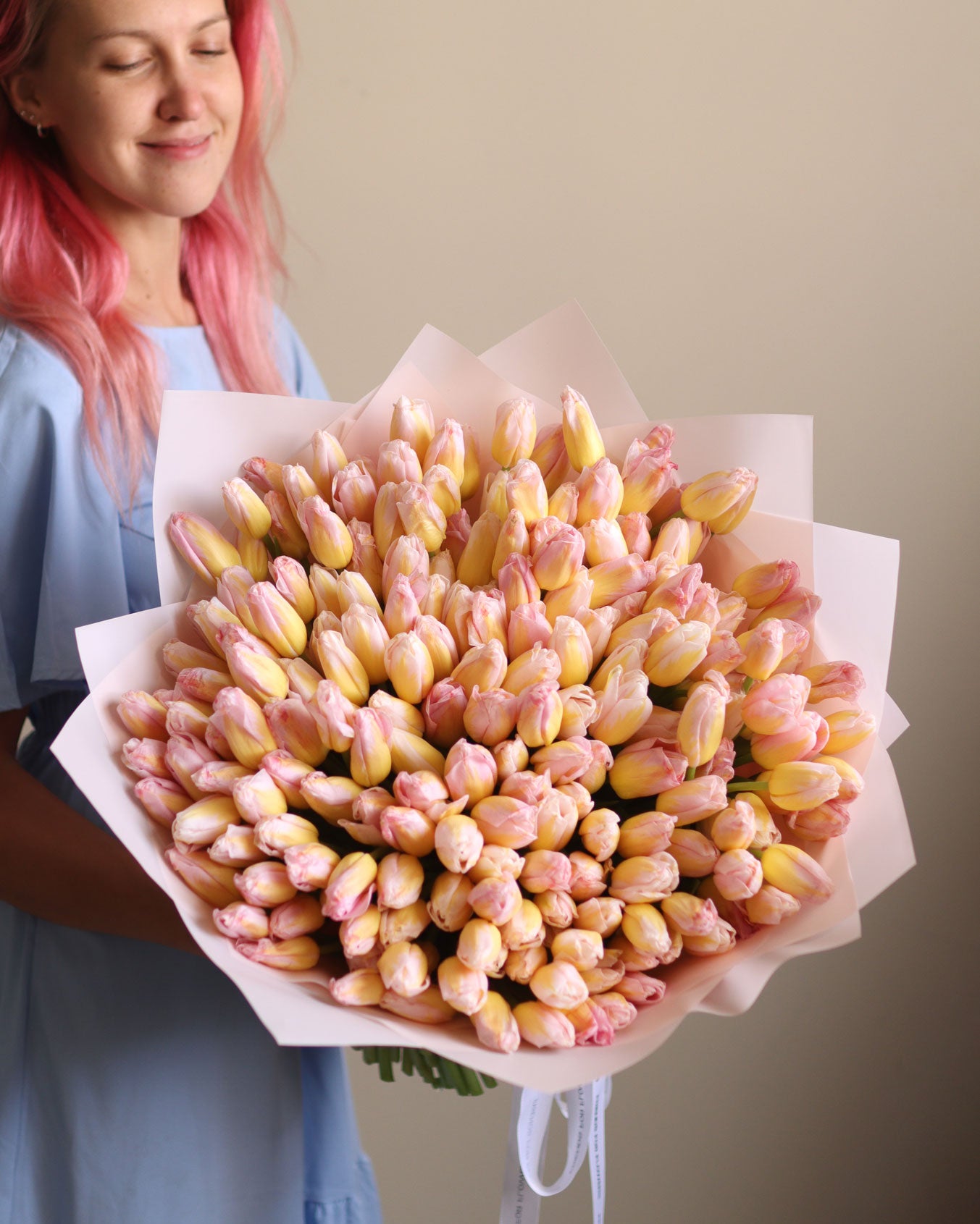 Mono of tulips