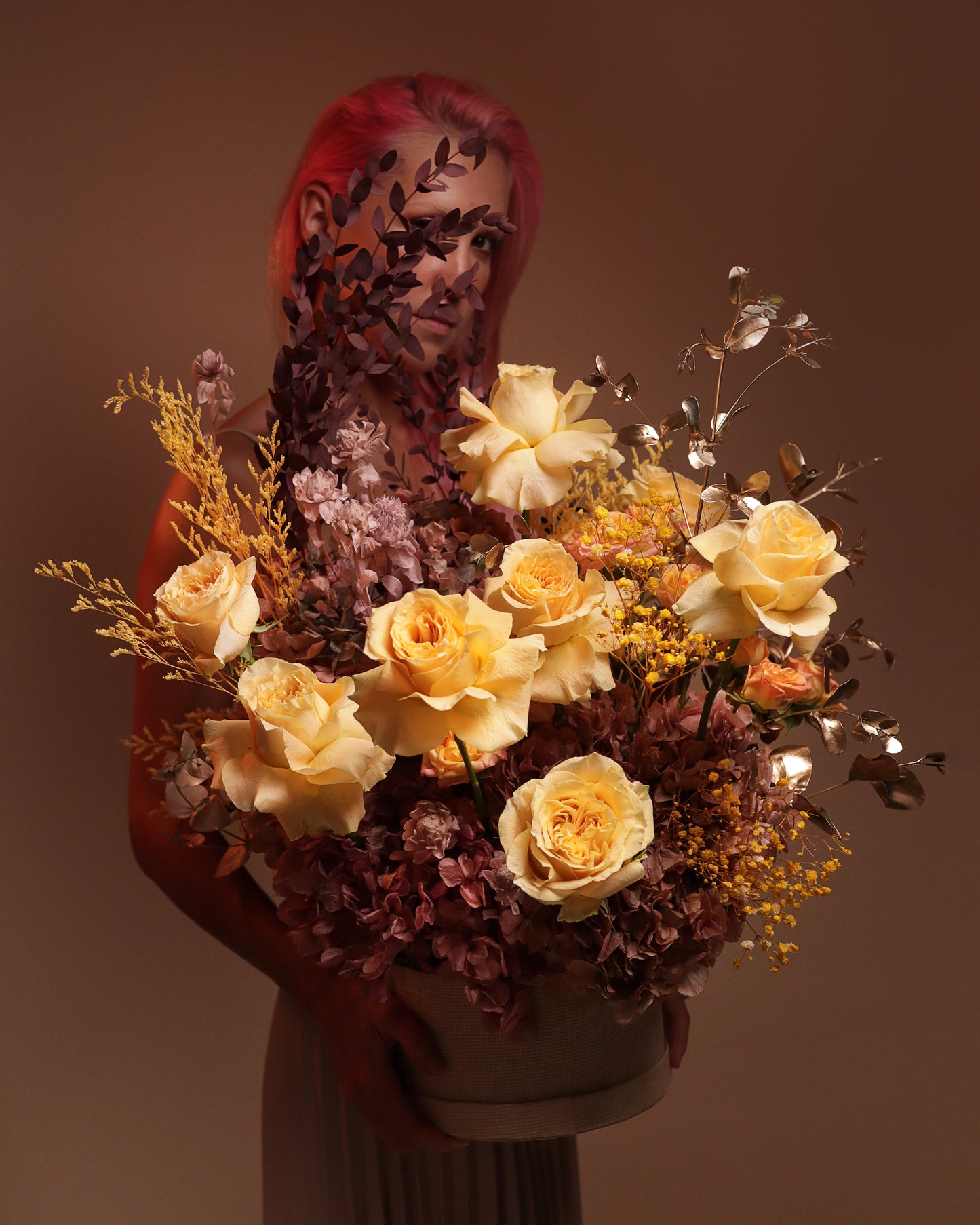 Flower Box "Golden rush"