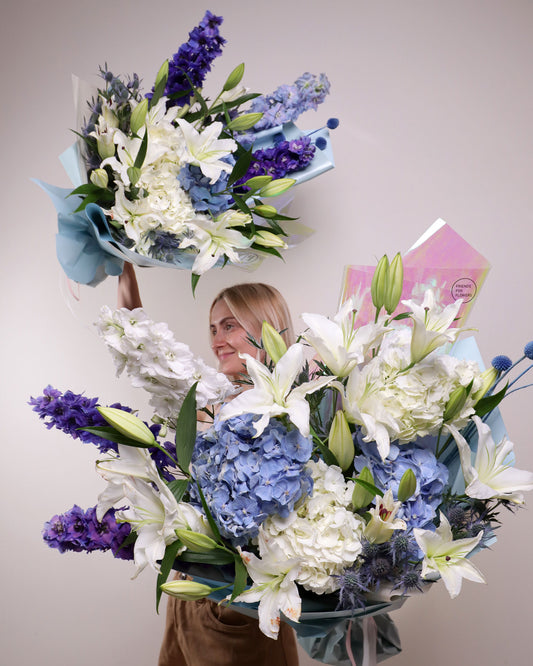 Bouquet "Fresh blue"