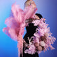 Christmas wreath "Cotton Candy"